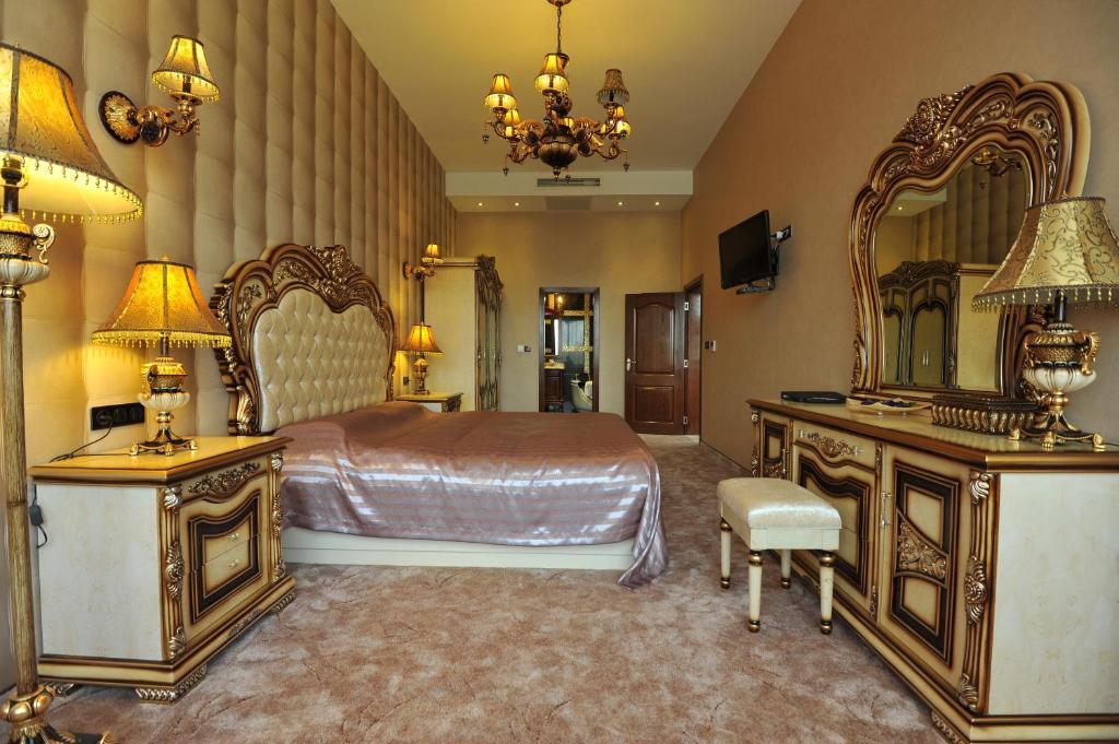 Park Hotel Στάρα Ζαγόρα Δωμάτιο φωτογραφία A bedroom in the hotel
